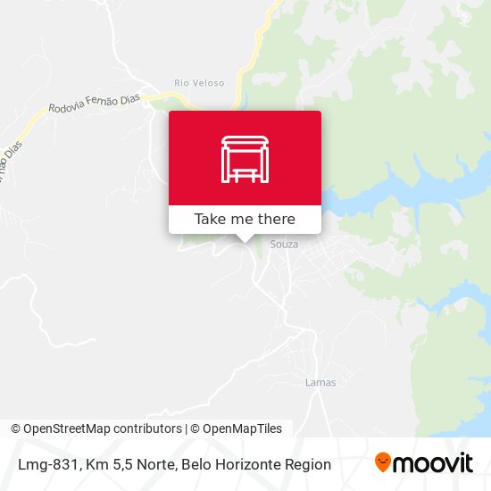 Lmg-831, Km 5,5 Norte map