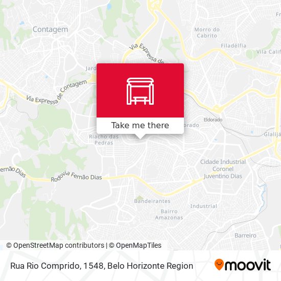 Rua Rio Comprido, 1548 map