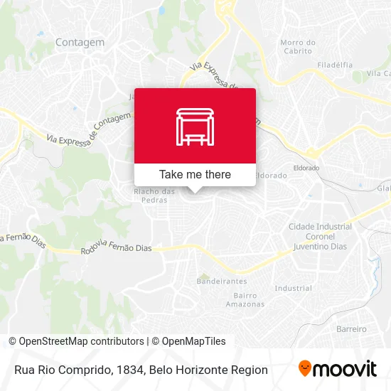 Rua Rio Comprido, 1834 map