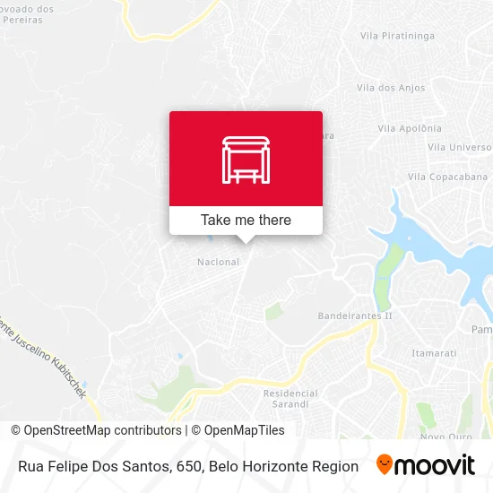 Rua Felipe Dos Santos, 650 map