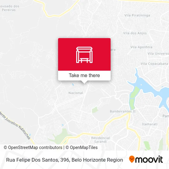 Rua Felipe Dos Santos, 396 map