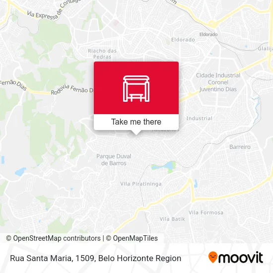 Rua Santa Maria, 1509 map