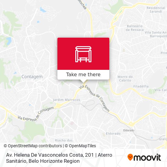 Mapa Av. Helena De Vasconcelos Costa, 201 | Aterro Sanitário