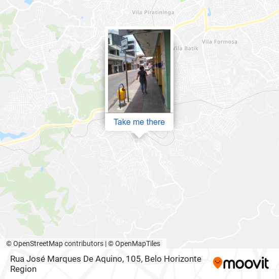 Mapa Rua José Marques De Aquino, 105