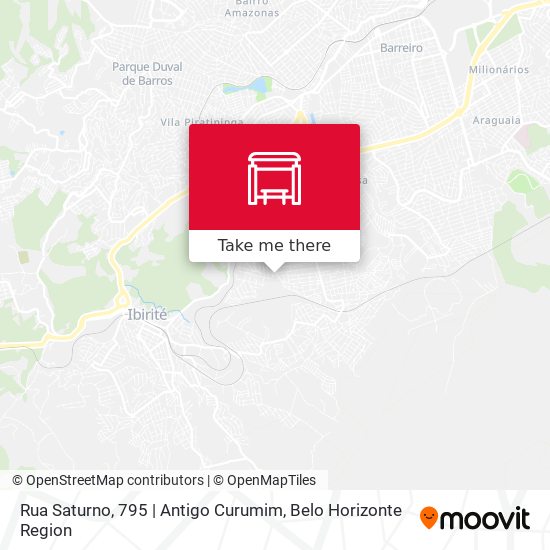 Rua Saturno, 795 | Antigo Curumim map