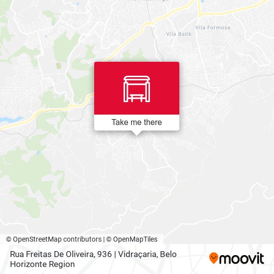 Rua Freitas De Oliveira, 936 | Vidraçaria map