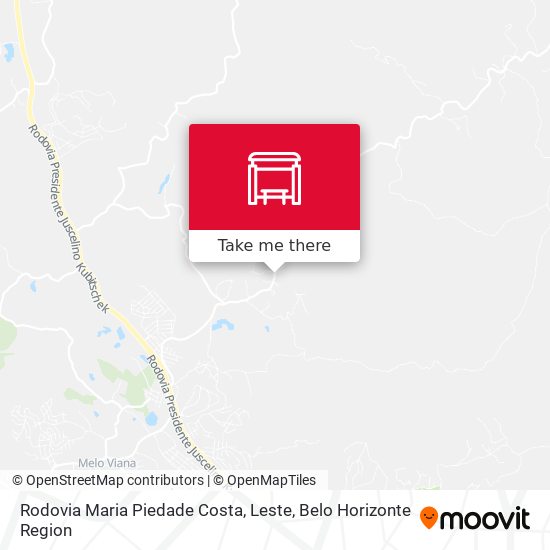 Rodovia Maria Piedade Costa, Leste map