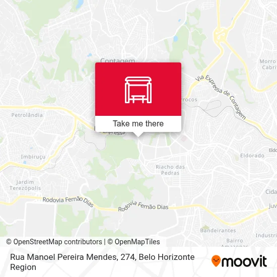 Rua Manoel Pereira Mendes, 274 map