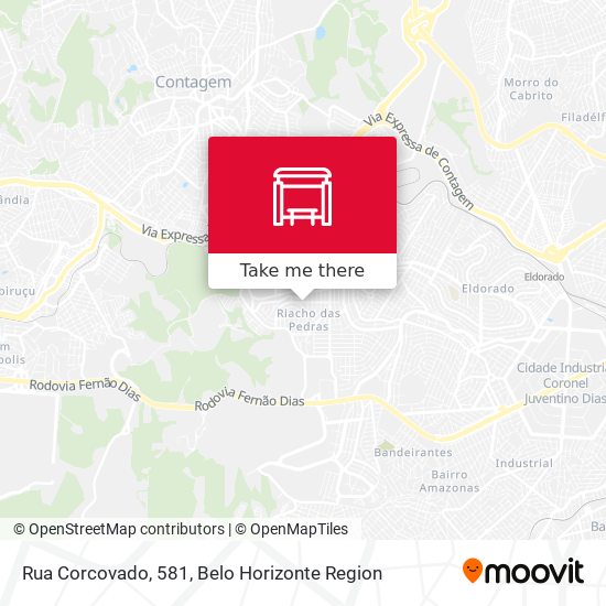 Rua Corcovado, 581 map