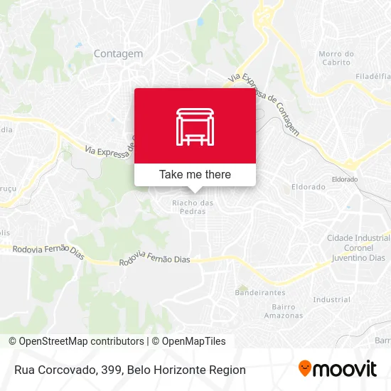 Rua Corcovado, 399 map