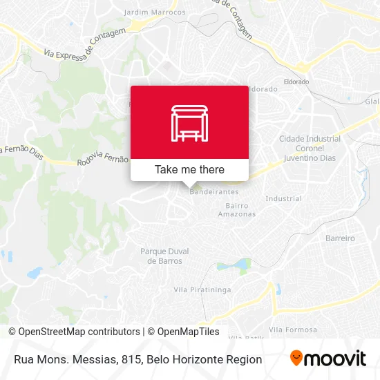 Rua Mons. Messias, 815 map