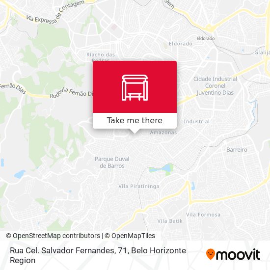 Rua Cel. Salvador Fernandes, 71 map