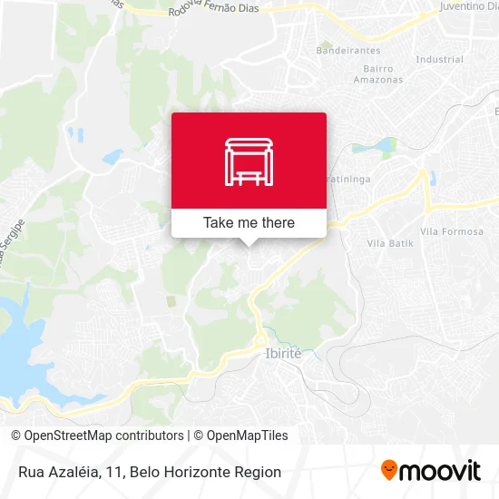 Rua Azaléia, 11 map