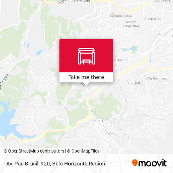 Av. Pau Brasil, 920 map