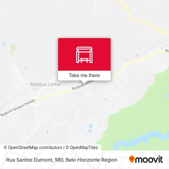 Rua Santos Dumont, 980 map