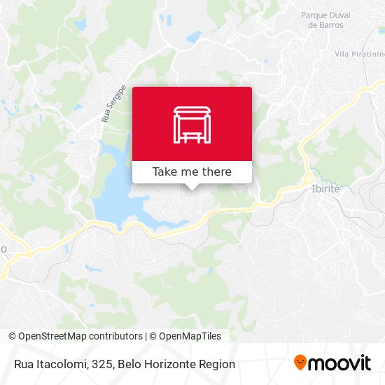 Rua Itacolomi, 325 map