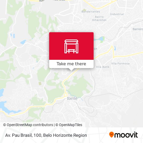 Av. Pau Brasil, 100 map