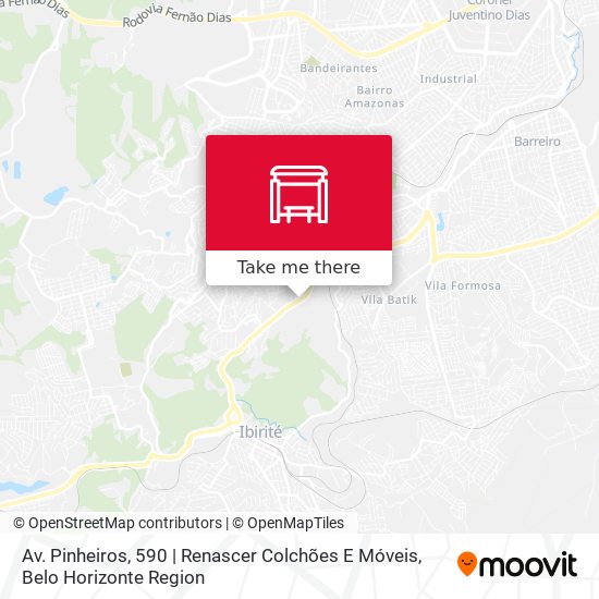 Av. Pinheiros, 590 | Renascer Colchões E Móveis map