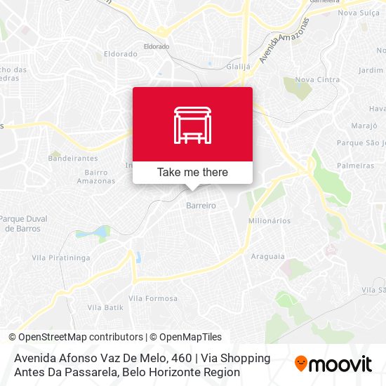 Avenida Afonso Vaz De Melo, 460 | Via Shopping Antes Da Passarela map