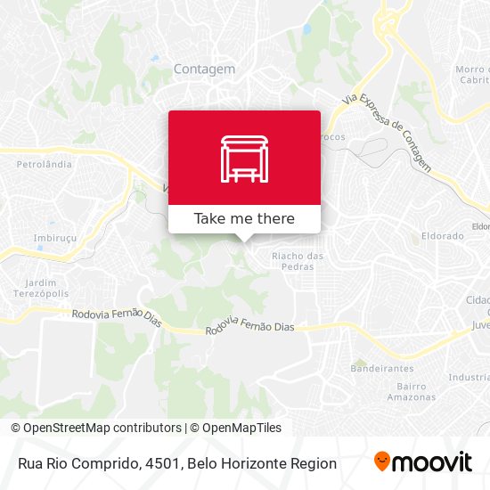 Rua Rio Comprido, 4501 map