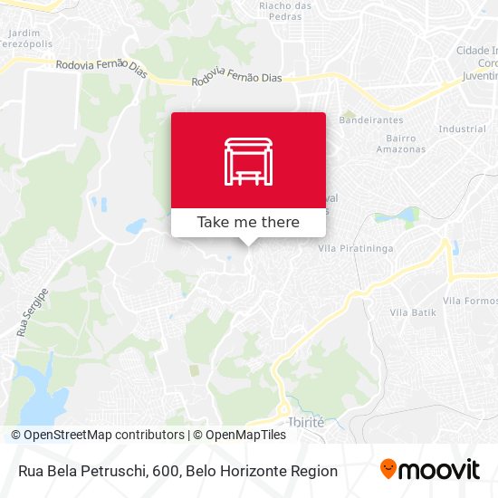 Rua Bela Petruschi, 600 map