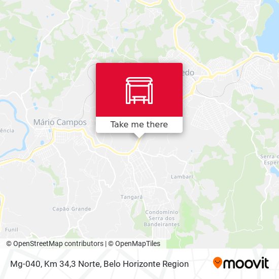 Mg-040, Km 34,3 Norte map