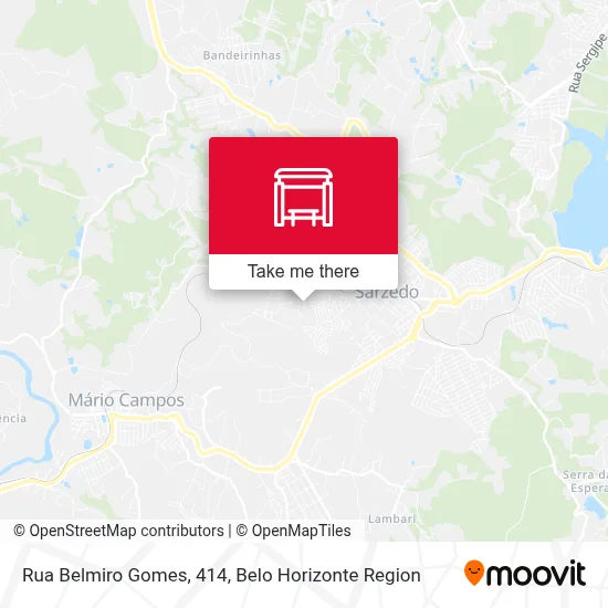 Rua Belmiro Gomes, 414 map