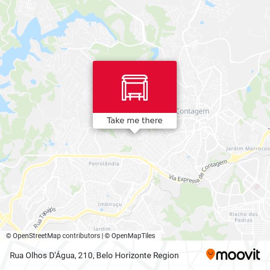 Rua Olhos D'Água, 210 map