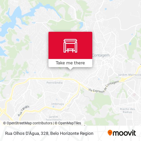 Rua Olhos D'Água, 328 map