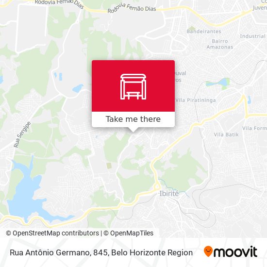 Rua Antônio Germano, 845 map
