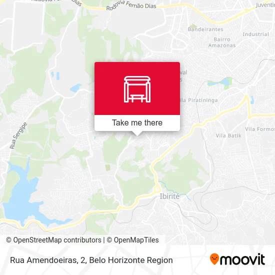 Rua Amendoeiras, 2 map