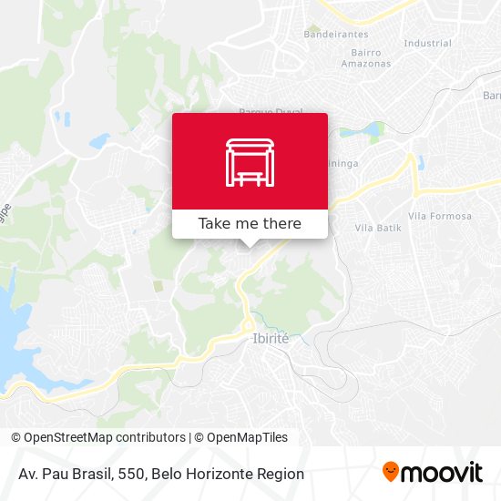 Av. Pau Brasil, 550 map