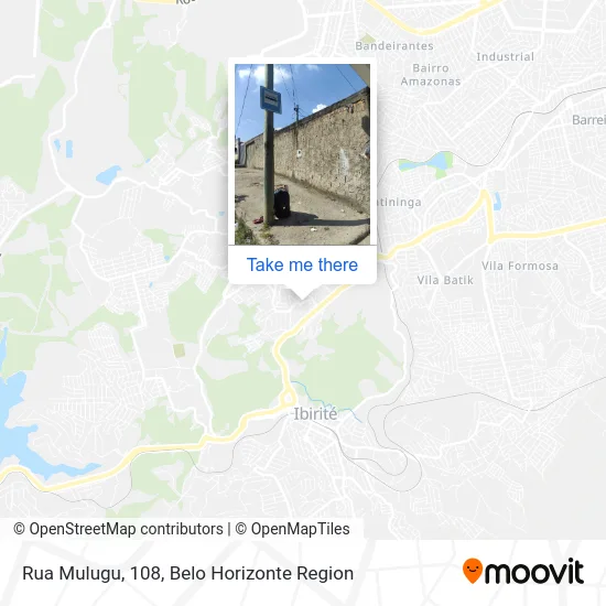 Rua Mulugu, 108 map