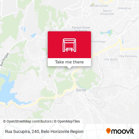 Rua Sucupira, 240 map
