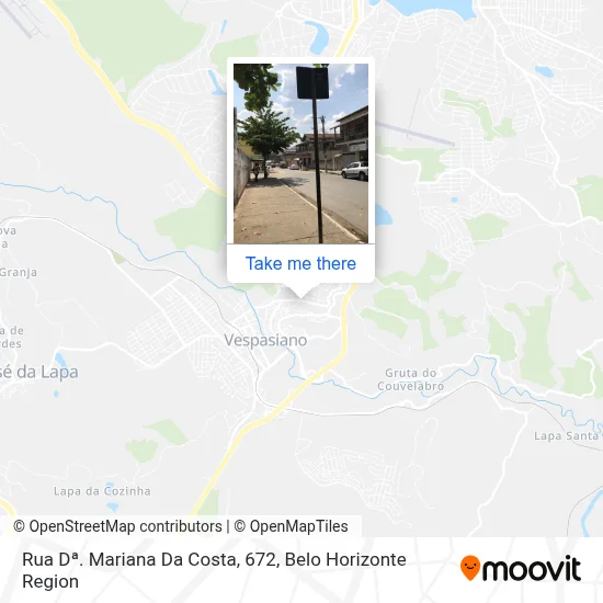 Rua Dª. Mariana Da Costa, 672 map