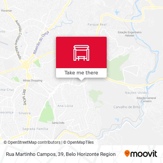 Mapa Rua Martinho Campos, 39