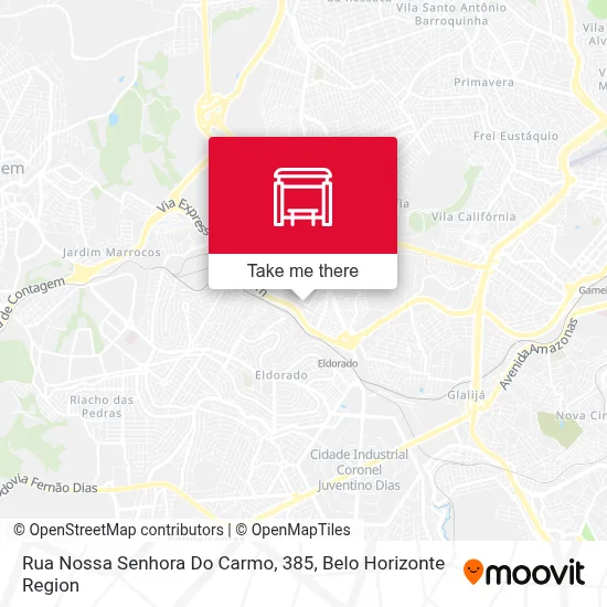 Rua Nossa Senhora Do Carmo, 385 map