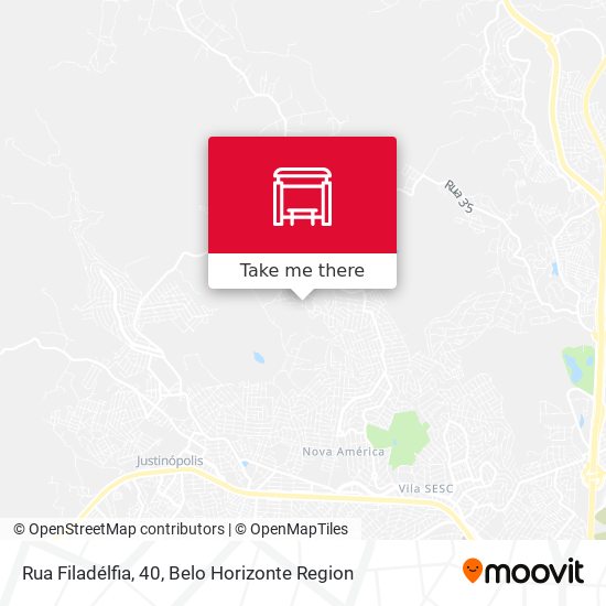 Rua Filadélfia, 40 map