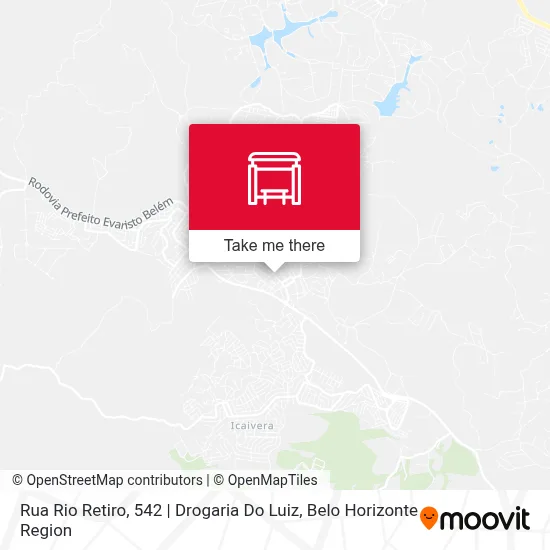 Rua Rio Retiro, 542 | Drogaria Do Luiz map