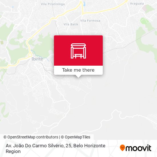Av. João Do Carmo Silvério, 25 map