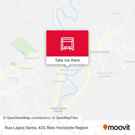 Rua Lagoa Santa, 420 map