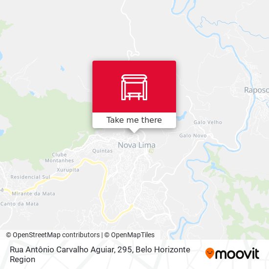 Rua Antônio Carvalho Aguiar, 295 map