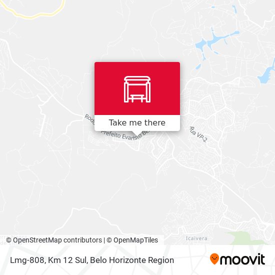 Lmg-808, Km 12 Sul map