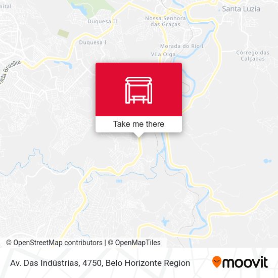 Av. Das Indústrias, 4750 map