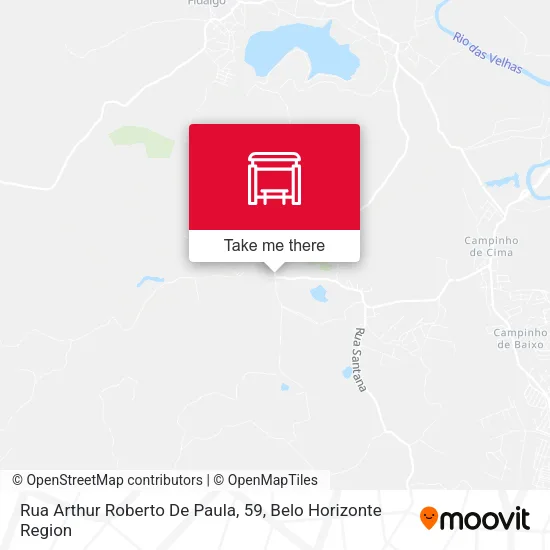 Mapa Rua Arthur Roberto De Paula, 59
