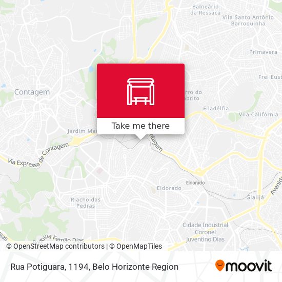 Rua Potiguara, 1194 map
