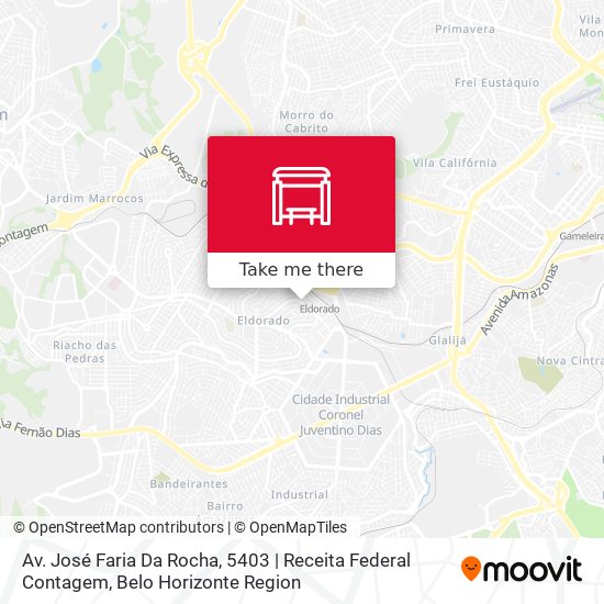 Av. José Faria Da Rocha, 5403 | Receita Federal Contagem map