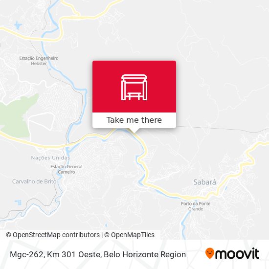 Mgc-262, Km 301 Oeste map