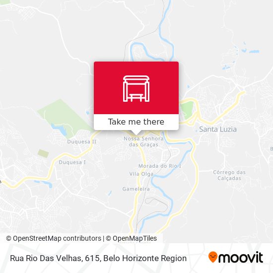 Rua Rio Das Velhas, 615 map