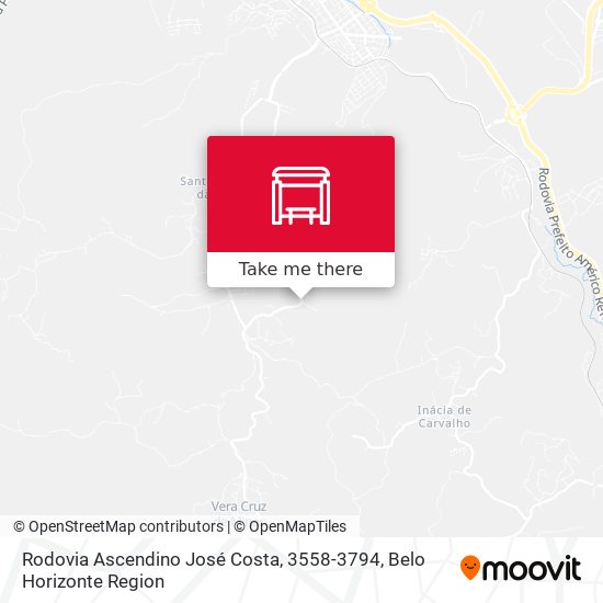Rodovia Ascendino José Costa, 3558-3794 map